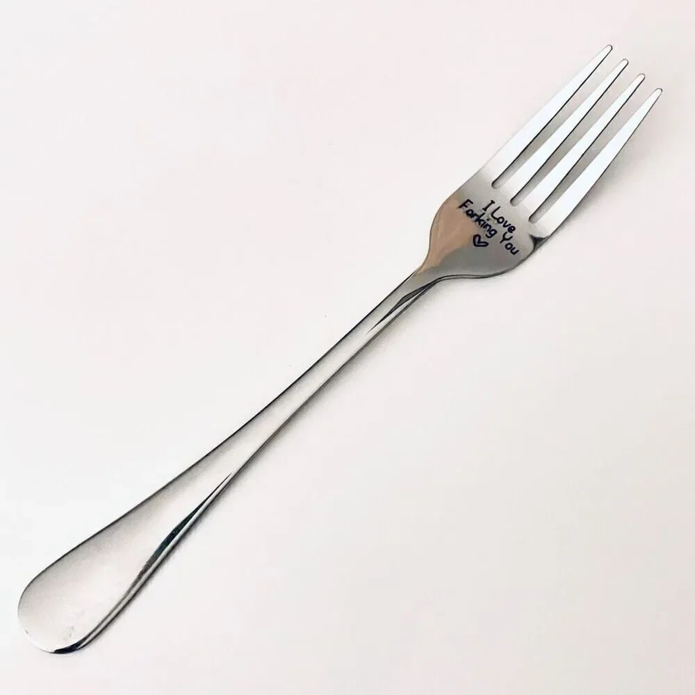 NWT Gorgeous “I love Forking You” Great Anniversary, Valentine’s Funny Fork Gift